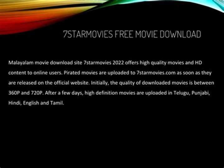 7Star Movies: The Ultimate Guide to Cinematic Excellence