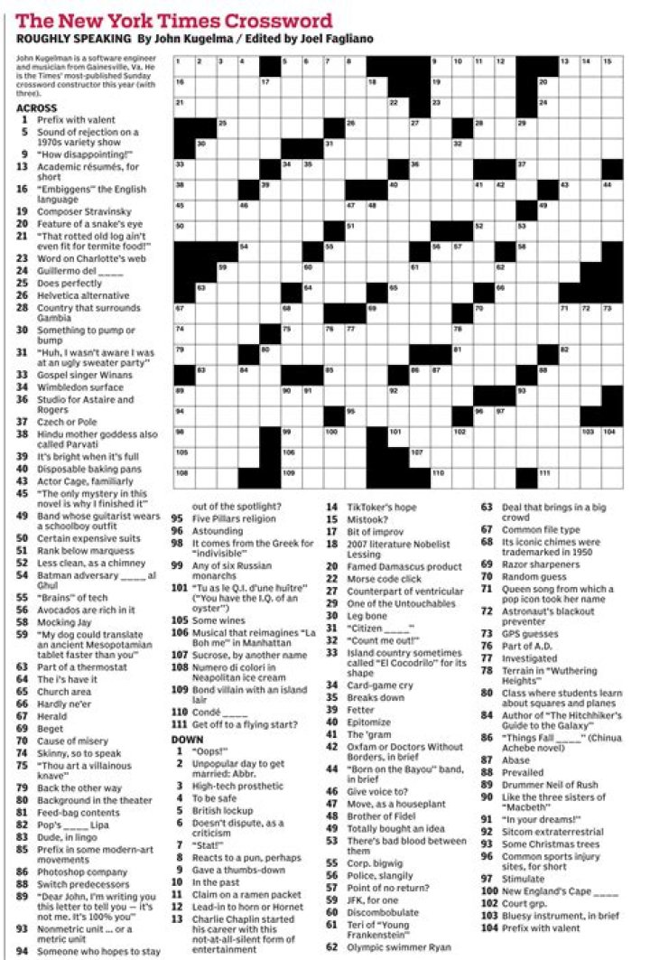 Expertly Solve the NYT Crossword: One on a Mission